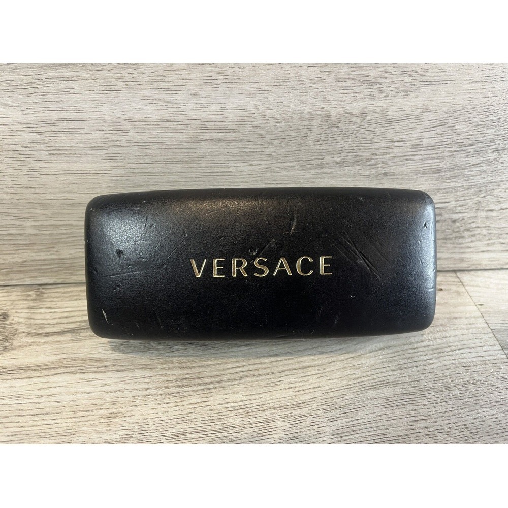 Versace Sunglasses Eyeglasses Case Only Hard Case Clamshell Black